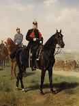 Wilhelm I with His Son at the Battle of Konigsgratz, 1864-Emil Volkers-Premium Giclee Print