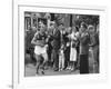 Emil Zatopek Leading in Marathon at 1952 Olympics-null-Framed Premium Photographic Print