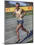 Emil Zatopek of Czechoslovakia, Olympic Gold Medalist in the 10,000m Race at the 1948 London…-null-Mounted Giclee Print