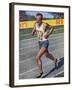 Emil Zatopek of Czechoslovakia, Olympic Gold Medalist in the 10,000m Race at the 1948 London…-null-Framed Giclee Print