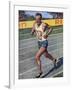 Emil Zatopek of Czechoslovakia, Olympic Gold Medalist in the 10,000m Race at the 1948 London…-null-Framed Giclee Print