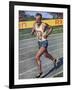 Emil Zatopek of Czechoslovakia, Olympic Gold Medalist in the 10,000m Race at the 1948 London…-null-Framed Giclee Print