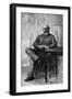 Emile Augier, Seated-G Desvalieres-Framed Art Print