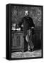 Emile Augier, Standing-J Robert-Framed Stretched Canvas