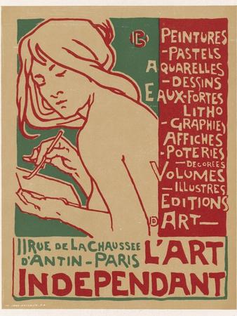 Poster for L'Art Independant Art Store Paris