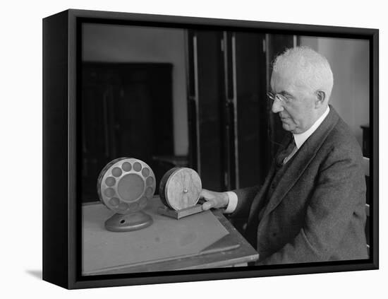 Emile Berliner, German-American Inventor-Science Source-Framed Stretched Canvas