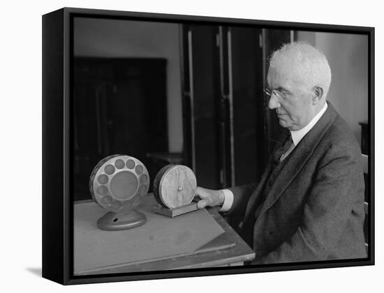 Emile Berliner, German-American Inventor-Science Source-Framed Stretched Canvas