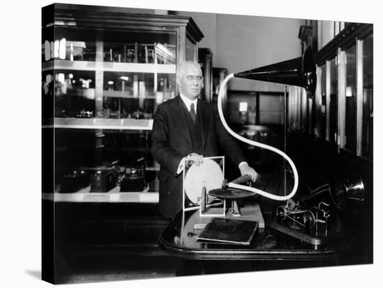 Emile Berliner, German-American Inventor-Science Source-Stretched Canvas