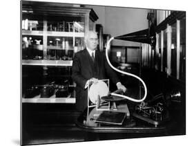 Emile Berliner, German-American Inventor-Science Source-Mounted Giclee Print