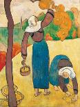 Brittany Women with Umbrellas-Emile Bernard-Art Print