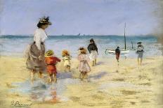 Going for a Paddle-Emile Cagniart-Stretched Canvas