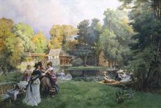 Summer Party at the Trianon-Emile-Charles Dameron-Stretched Canvas