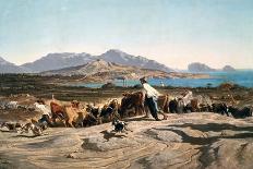 Let Us Take Out the Herd, 1853-Emile Charles Joseph Loubon-Stretched Canvas