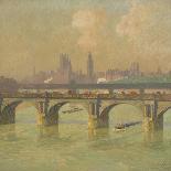 'Waterloo Bridge - A Rainy Day', c1917-Emile Claus-Giclee Print