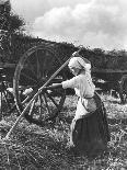 Harvester in Picardie, c.1900-Emile Frechon-Framed Photographic Print