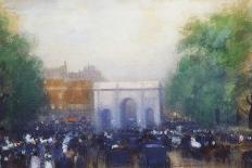 A View of Marble Arch-Emile Hoeterickx-Framed Stretched Canvas