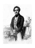 Portrait of Charles Nodier-Emile Lassalle-Giclee Print