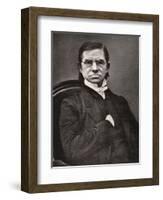 Emile Littre, French Lexicographer and Philosopher, 19th Century-Pierre Petit-Framed Giclee Print