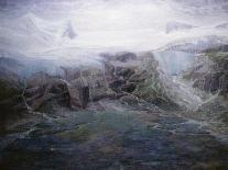 A Glacier in a High Valley-Emile Mediz-Pelikan-Framed Stretched Canvas