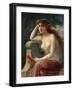 Emile Vernon - Girl with a Poppy-null-Framed Giclee Print