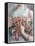 Emile Vernon - the Rose Girl-Vintage Lavoie-Framed Stretched Canvas