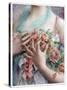 Emile Vernon - the Rose Girl-Vintage Lavoie-Stretched Canvas