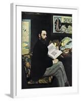 Emile Zola (1840-190), French Novellist, 1868-Edouard Manet-Framed Giclee Print