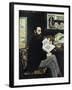 Emile Zola (1840-190), French Novellist, 1868-Edouard Manet-Framed Giclee Print