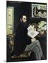 Emile Zola (1840-190), French Novellist, 1868-Edouard Manet-Mounted Giclee Print