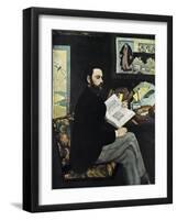 Emile Zola (1840-190), French Novellist, 1868-Edouard Manet-Framed Giclee Print