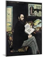 Emile Zola (1840-190), French Novellist, 1868-Edouard Manet-Mounted Giclee Print