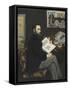 Emile Zola (1840-1902), écrivain-Edouard Manet-Framed Stretched Canvas