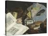 Emile Zola (1840-1902), écrivain-Edouard Manet-Stretched Canvas