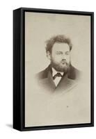 Emile Zola (1840-1902), écrivain-Jacques J.B. Edouard Gatel-Framed Stretched Canvas