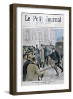 Émile Zola Affair, Being Taken to the Palais De Justice, Paris, 1898-Henri Meyer-Framed Giclee Print