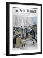 Émile Zola Affair, Being Taken to the Palais De Justice, Paris, 1898-Henri Meyer-Framed Giclee Print