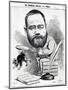 Emile Zola as a Naturalist, from 'L'Eclipse'-André Gill-Mounted Giclee Print