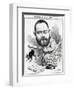 Emile Zola as a Naturalist, from 'L'Eclipse'-André Gill-Framed Giclee Print