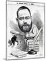 Emile Zola as a Naturalist, from 'L'Eclipse'-André Gill-Mounted Giclee Print