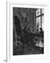 Emile Zola at Work-null-Framed Art Print
