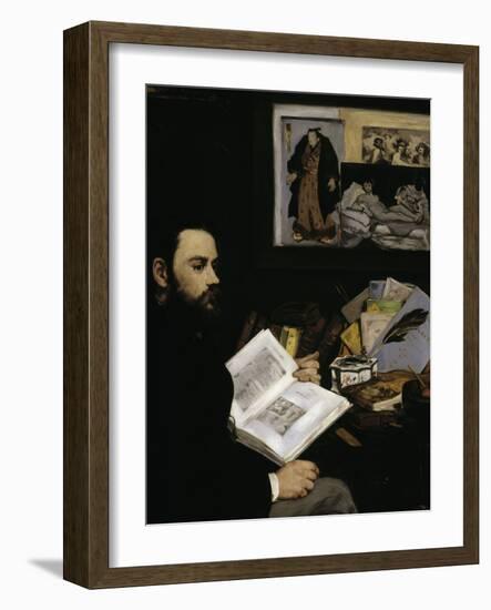 Emile Zola, c.1868-Edouard Manet-Framed Giclee Print