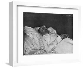 Emile Zola Dead-null-Framed Art Print