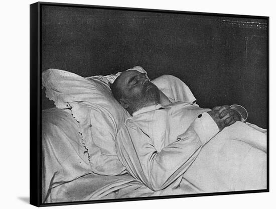 Emile Zola Dead-null-Framed Stretched Canvas