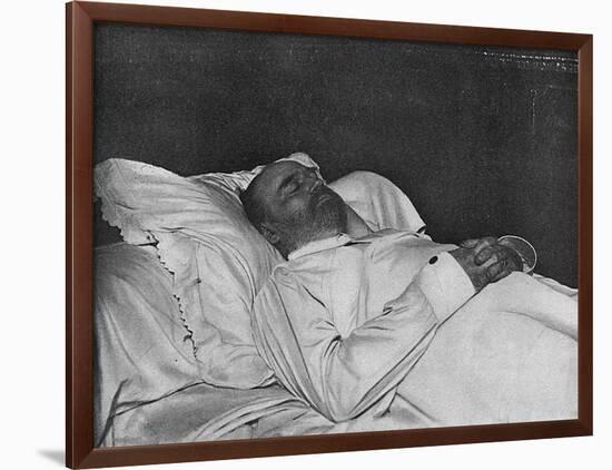 Emile Zola Dead-null-Framed Art Print