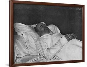Emile Zola Dead-null-Framed Art Print