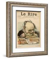 Emile Zola, French Novelist-null-Framed Art Print