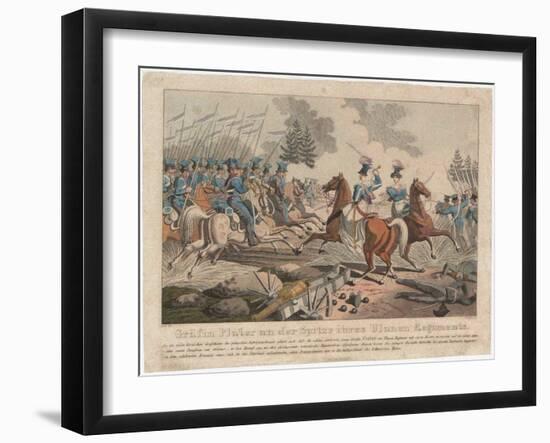 Emilia Plater in November Uprising 1831-Georg Benedikt Wunder-Framed Giclee Print