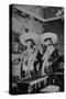 Emiliano Zapata and His Brother Eufemio in the Hall of Ambassadors, National Palace, Mexico City-null-Stretched Canvas