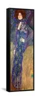 Emilie Floege-Gustav Klimt-Framed Stretched Canvas