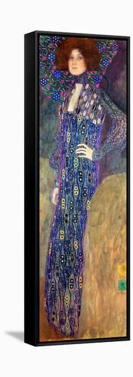 Emilie Floege-Gustav Klimt-Framed Stretched Canvas